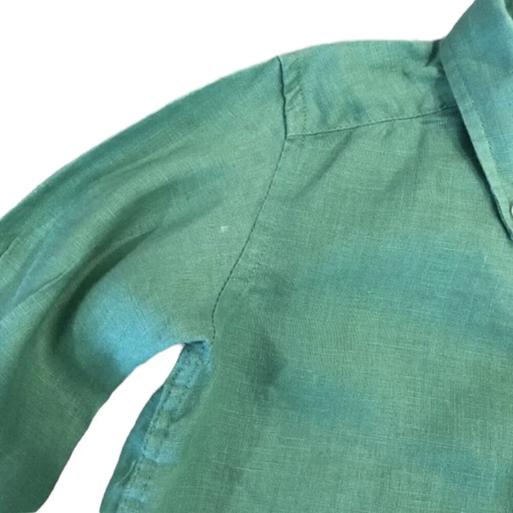 Children's Place 18m Green Button Down Shirt
